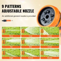 VEVOR Retractable Hose Reel, 65 Ft X 5/8 Inch, 180° Swivel Bracket Wall-Mounted, Garden Water Hose Reel With 9-Pattern Nozzle, Automatic Rewind -OUTSUNNY Sale Store GUEST fc22c970 4459 4490 9f8a 3fdeed364e23