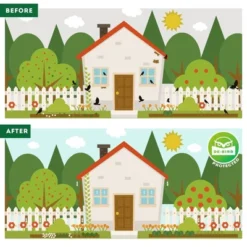 De-Bird Reflective Bird Repellent Scare Owl, Easy To Install Decorative Reflective Bird Deterrents For Outside, 8-Pack